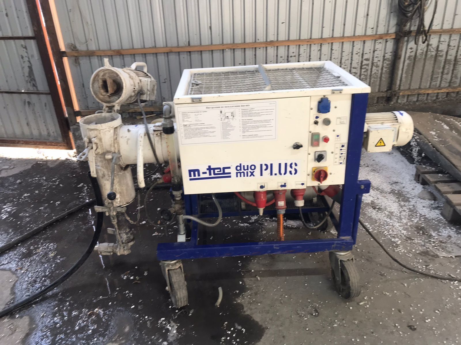 Штукатурная станция M-tec duo plus