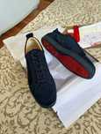Мужские кеды Christian Louboutin темно-синие