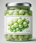 Чищеный виноград Dh 0,85кг. Halal