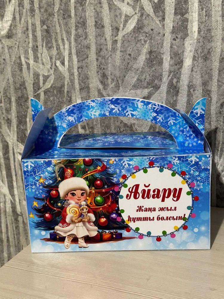 Новогодние подарочные коробки своими руками
