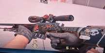 AWP | Mортис (После полевых испытаний) с эксклюзивными наклейками