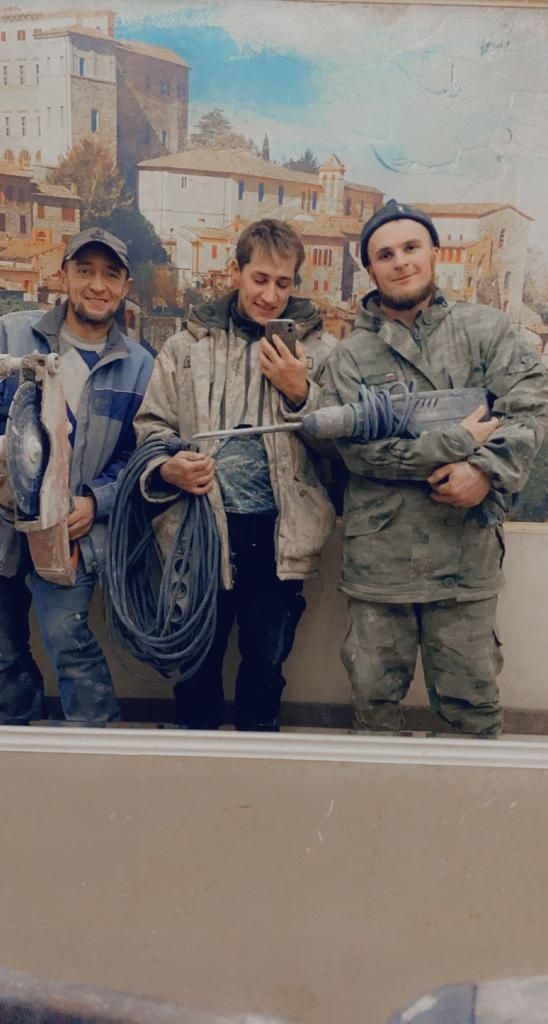 Демонтаж стен полов перегородки окна двери резка бетона сверление