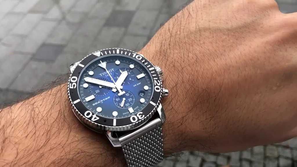 Часы Tissot Seastar 1000 Chronograph, НОВЫЕ в коробке.