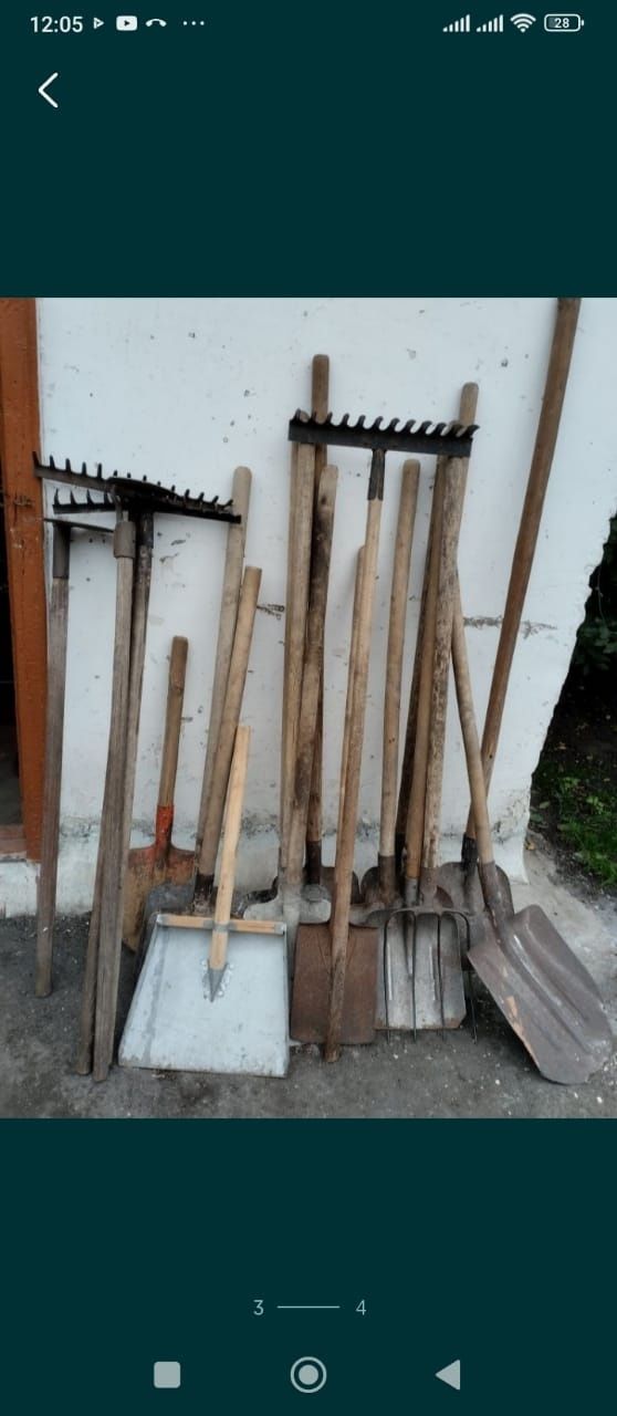 Продам  лопаты ,грабли, тяпки