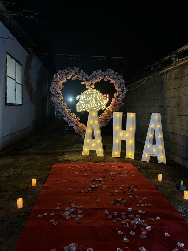 Оформление на День рождения по низкой цене(Happy birthday, анашым)