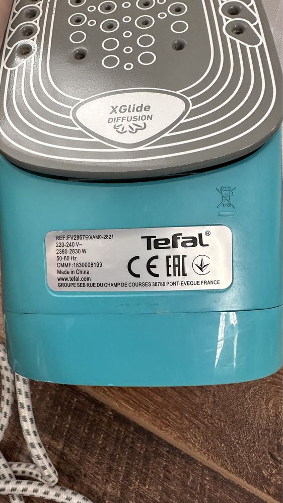 Утюг Tefal новый не работает пар