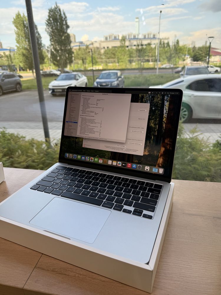 Macbook air m3 256 gb 8 озу 100% акб 2024