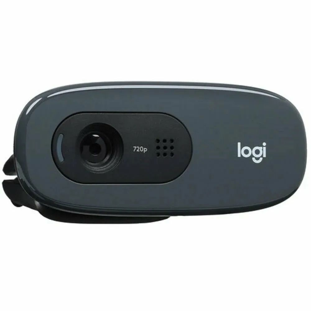 Logitech Web-камера с микрофоном, черный