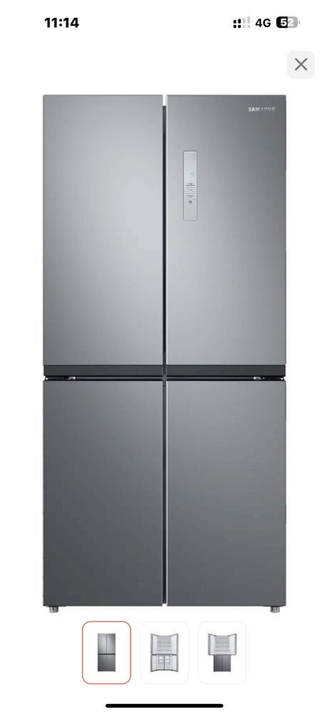 Холодильник Samsung RF48A4000M9/WT серебристый