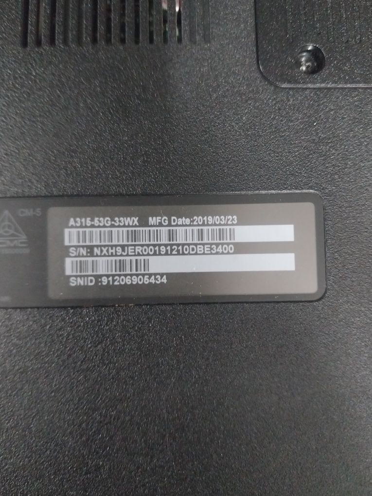 Продам ноутбук Acer Acpire A315-53G
