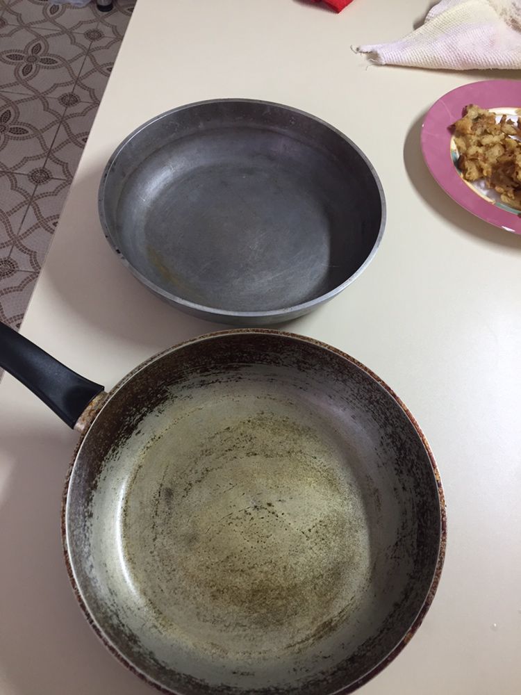 Сковорода блинная чугунная и алюминий