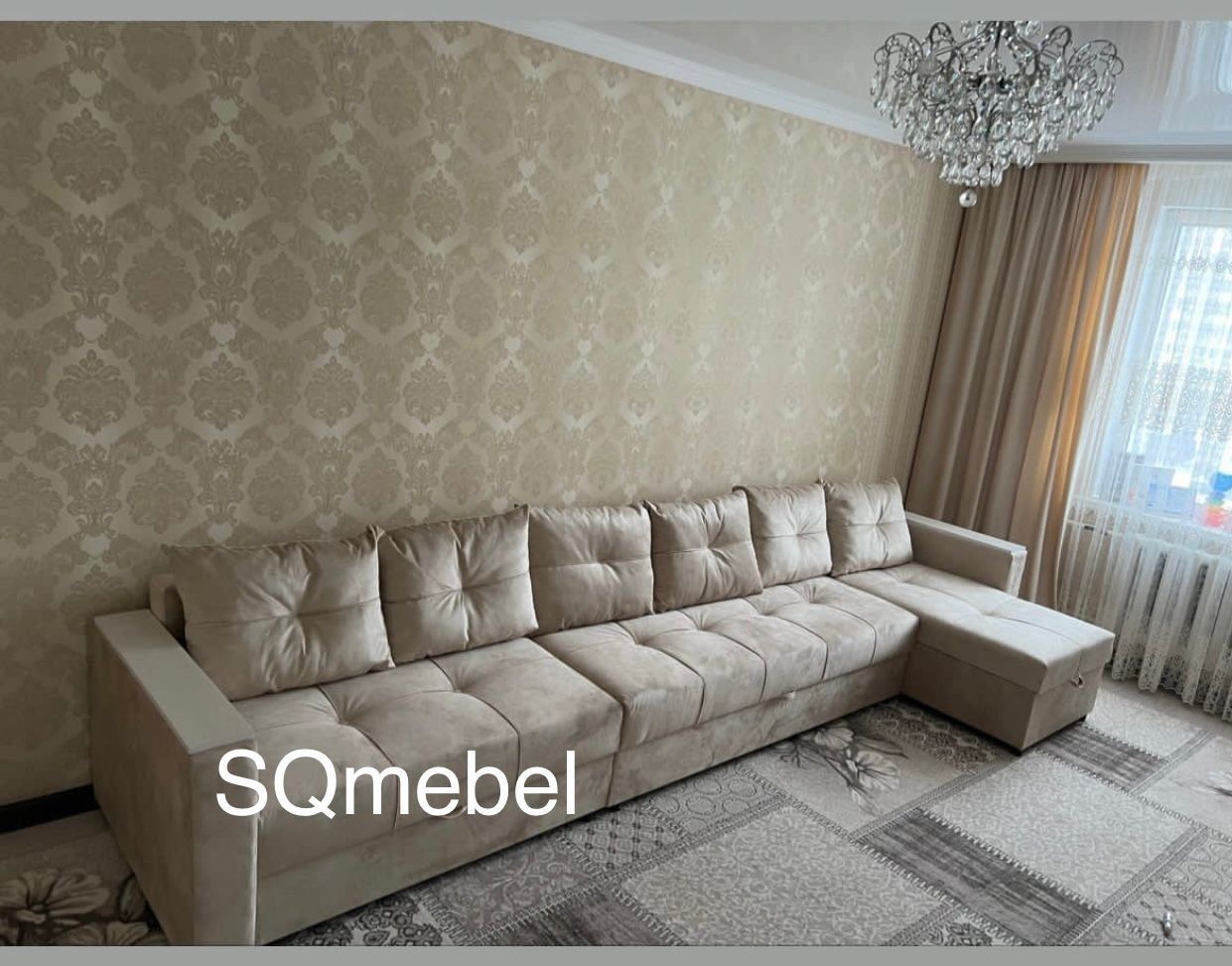 Диван 3метр угловой | Мягкая мебель гостиный | Новый диван-кресло