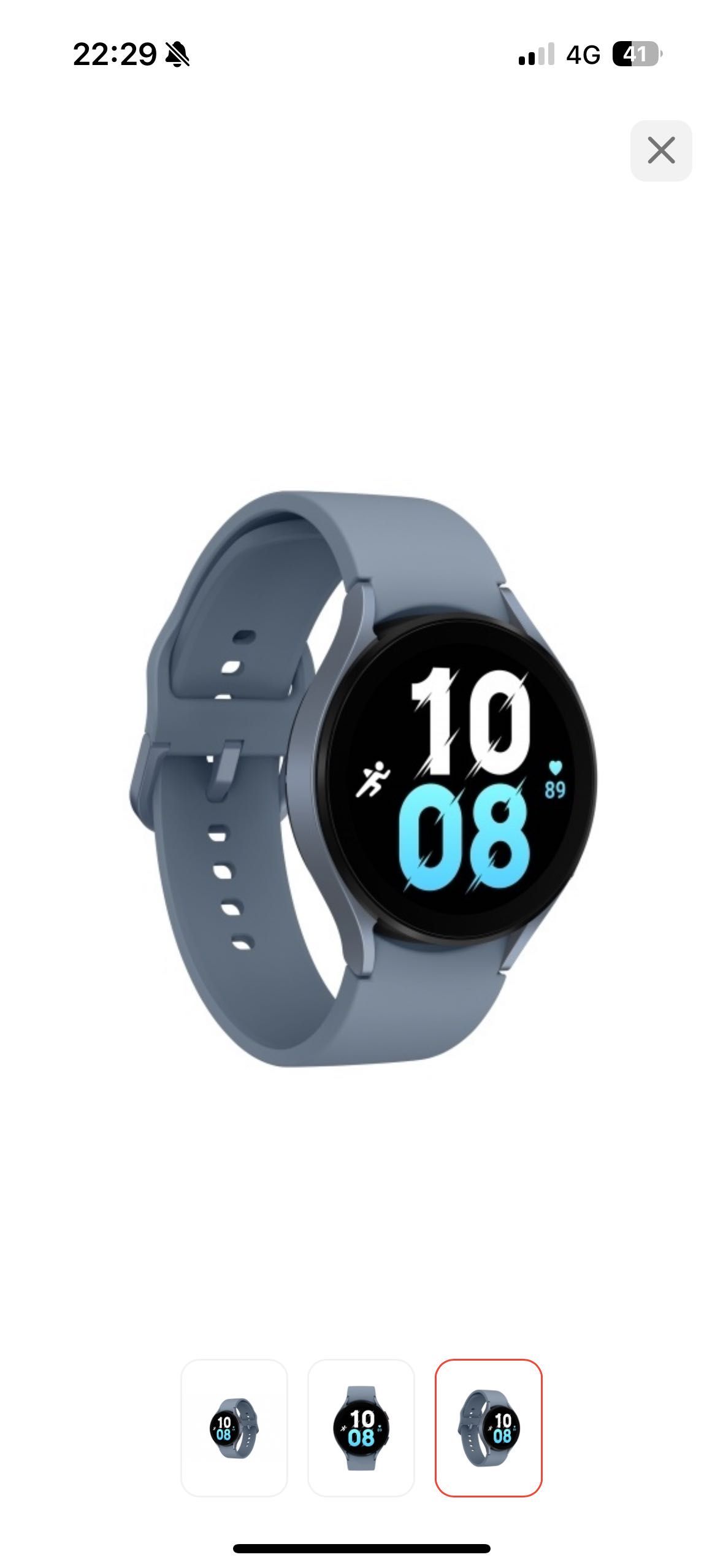 Смарт-часы Samsung Galaxy Watch 5 R910 44 мм синий