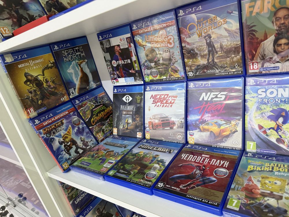 Игры для PlayStation 4 диски ps 4 пс 4 в оригинале много дисков