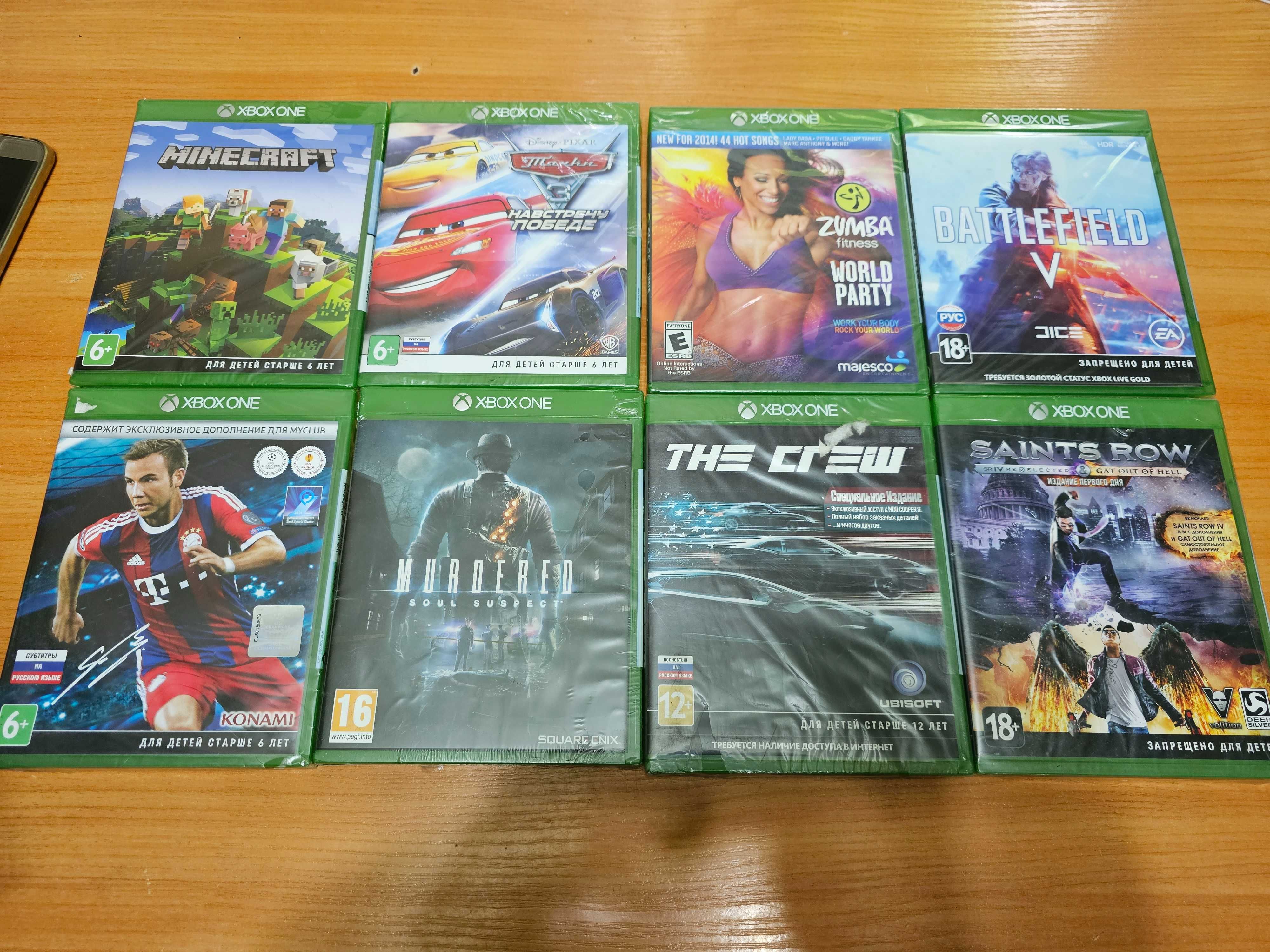 Xbox One и 360 Игры Новые Оригинал Лицензия Разные от 2500т