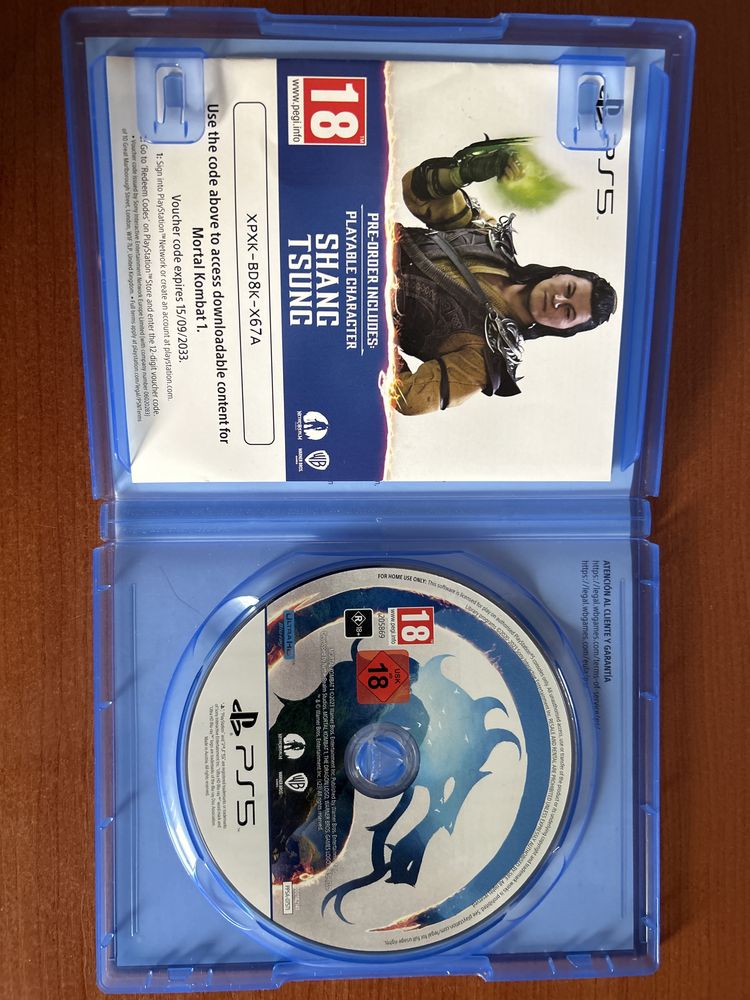 MORTAL KOMBAT 1 диск на пс 5
