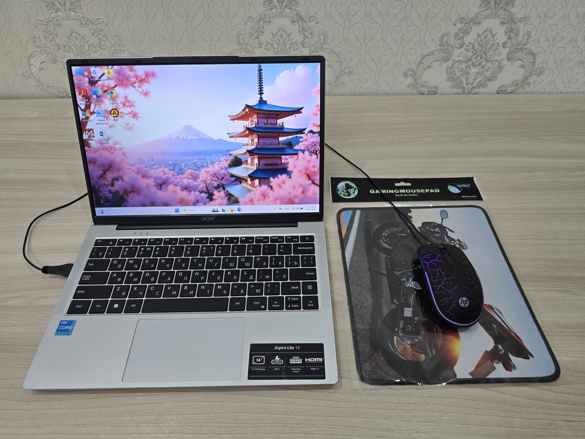 Acer, Core i3, RAM 8Gb, SSD 512Gb, Full HD IPS