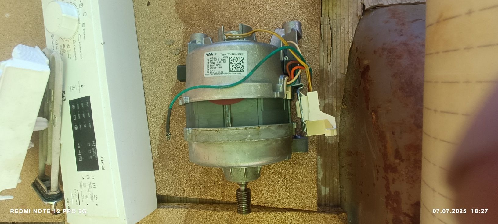 Плата,мотор,тэн и ремень на стиралку Электролюкс flexcare 6kg  RPM800
