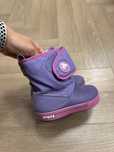 Сапоги crocs c9 деми фиолет/ Сапоги crocs c9 на дождь осень желтые