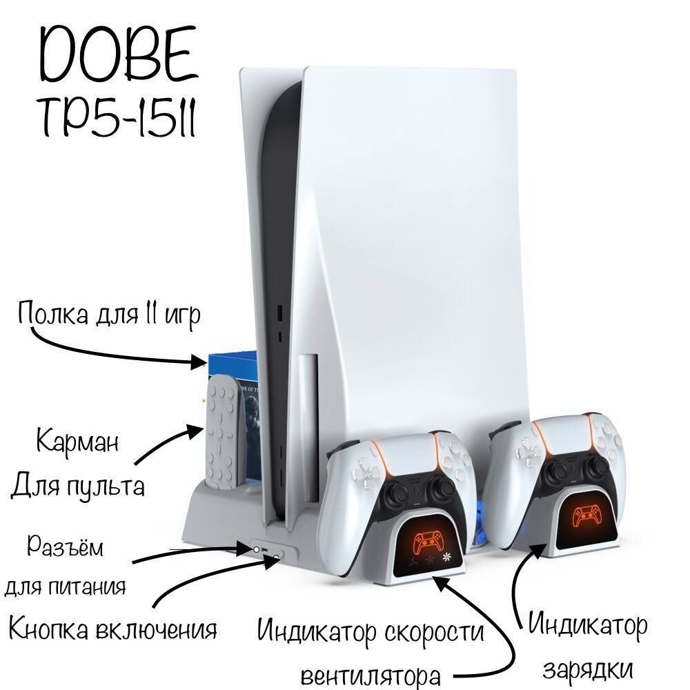 Док-станции для DualSense джойстиков PS