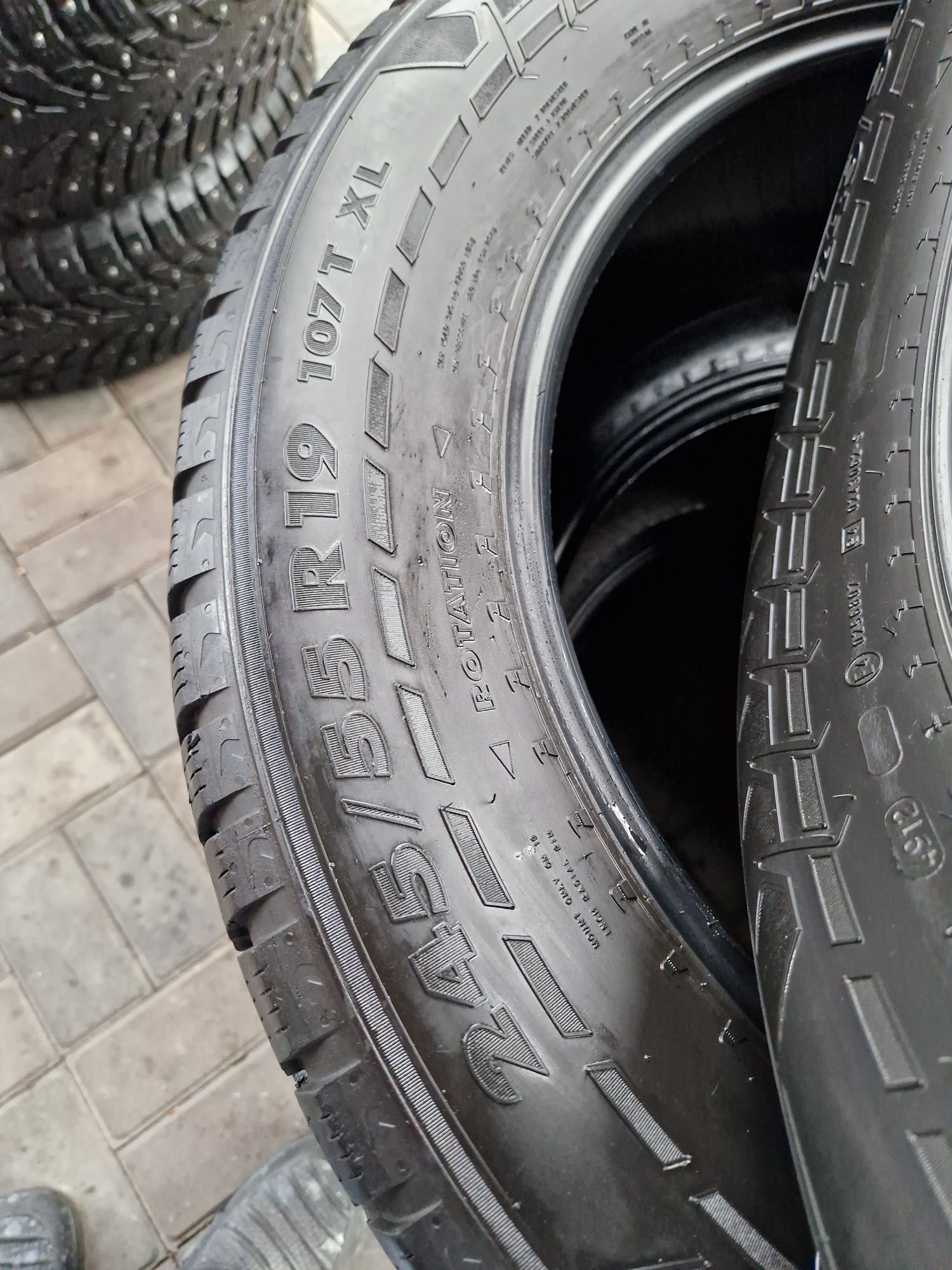 Комплект зимних шин 245/55R19 Nokian Hakkapeliitta 7
