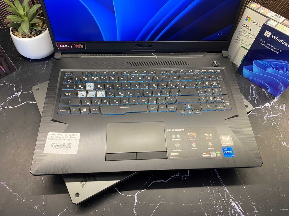 Ноутбук(и) ASUS TUF Gaming F17 - Core i5‑11400H / 16 GB /512GB/RTX3050