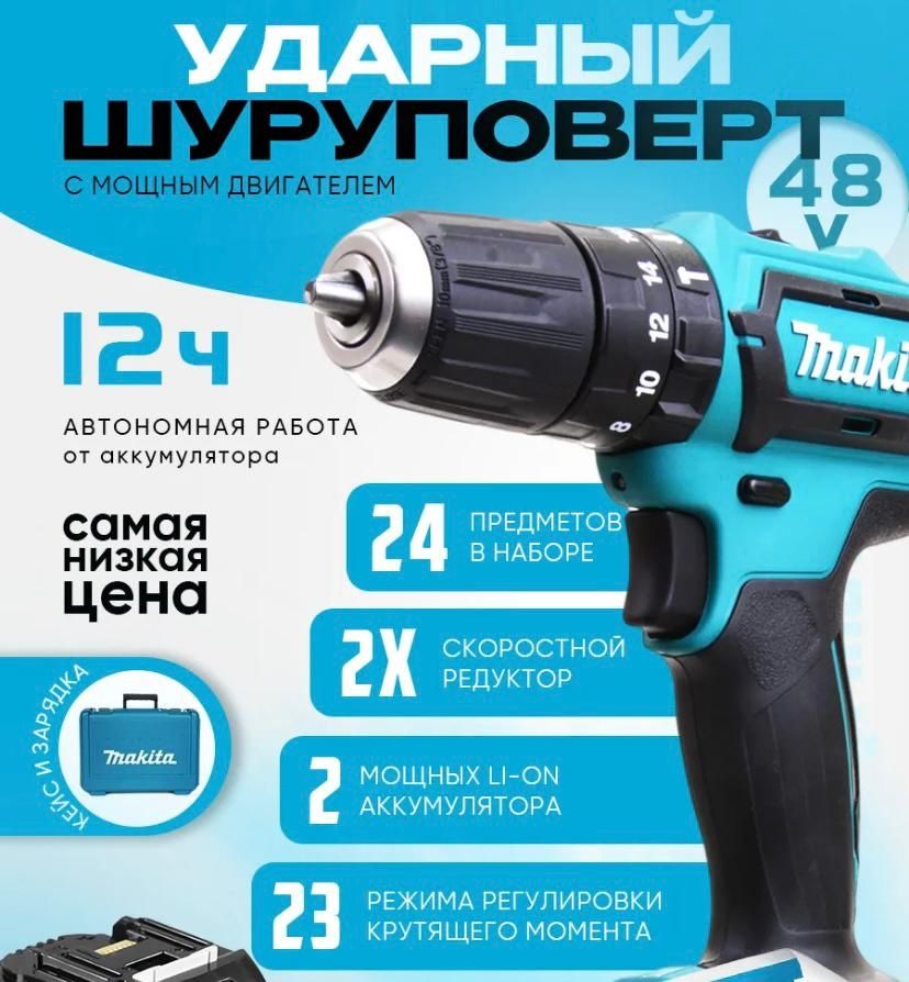 Шуруповёрт продам новый