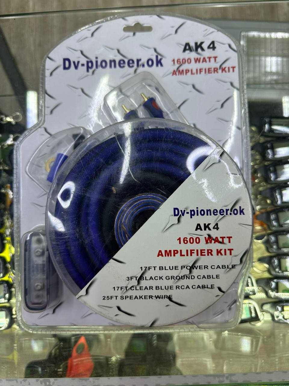 Провода на сабвуфер, усилитель. Предохранитель. RCA колоколчики.