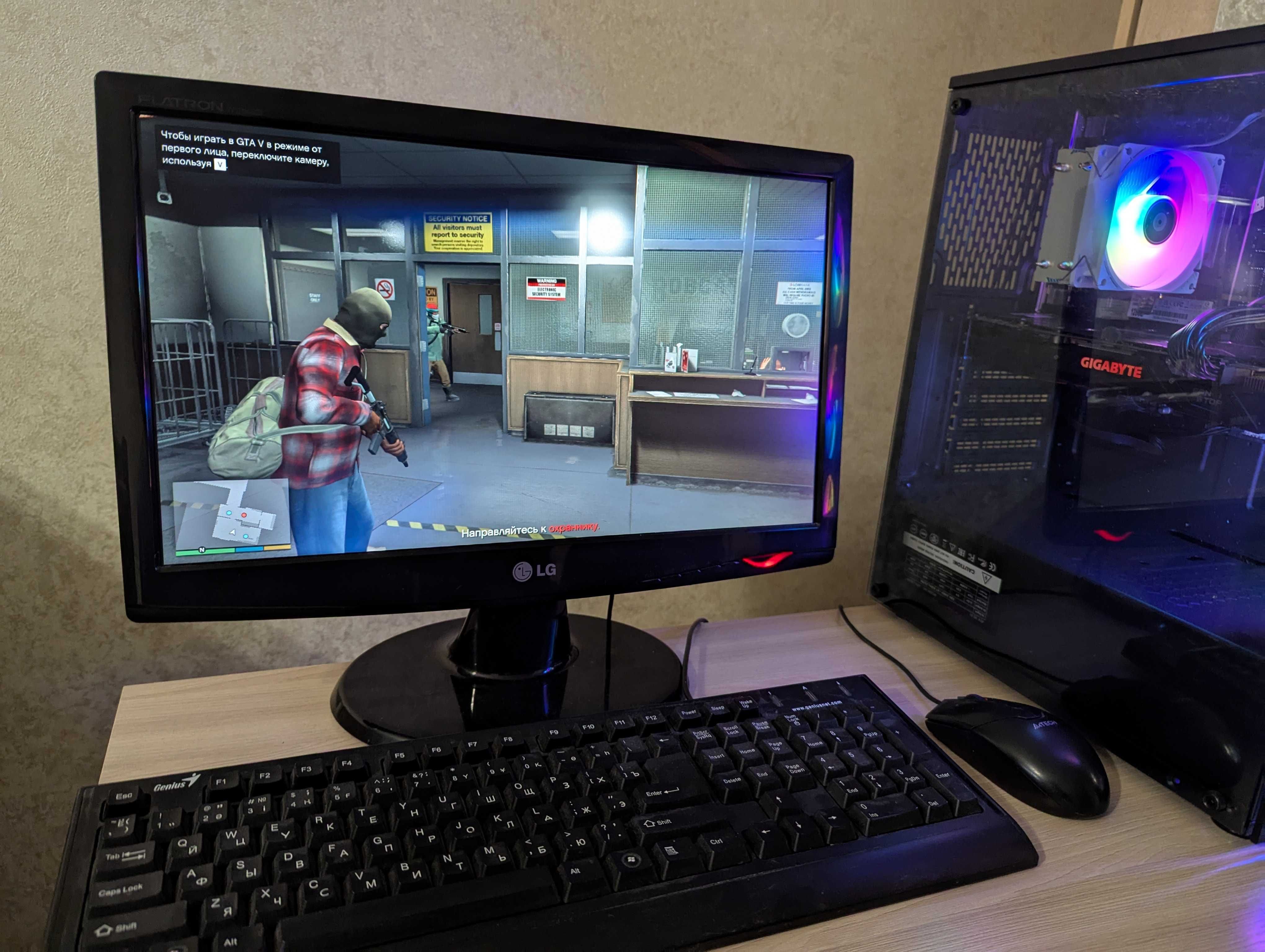 Игровой компьютер Core I5 10400F + GTX 1070 8Gb