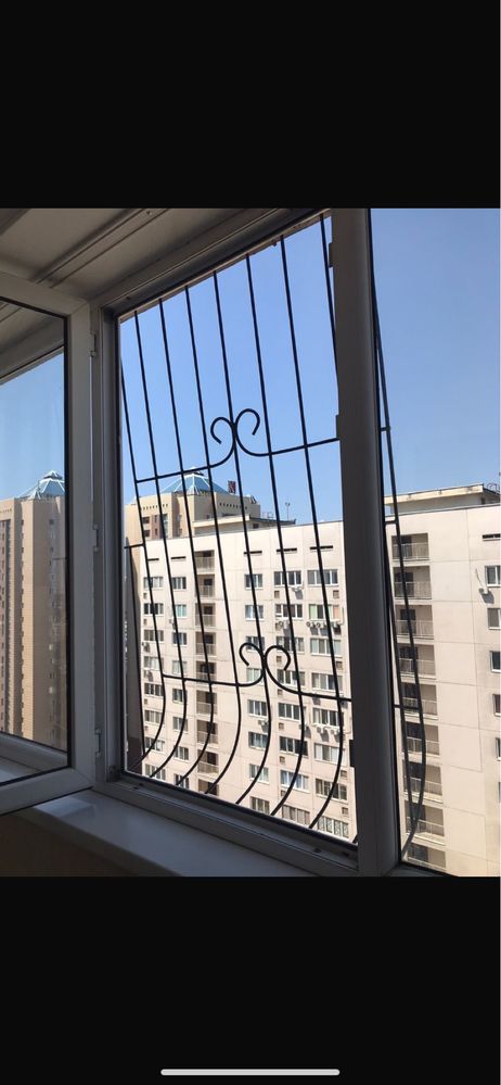 Металические решётки на окна в Алматы