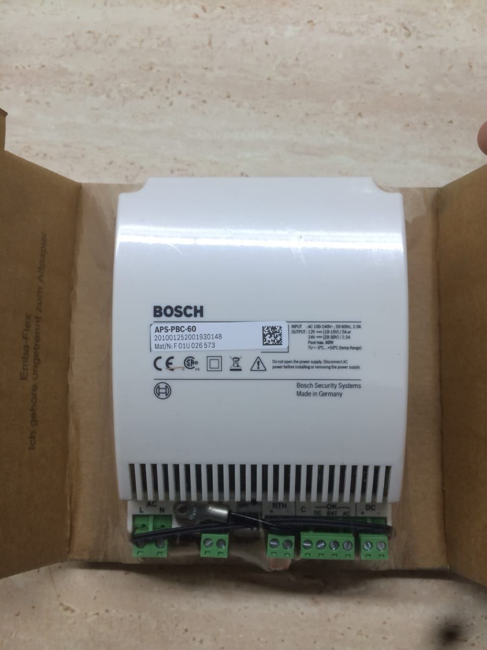 Блок питание Bosch APS-PBC-60