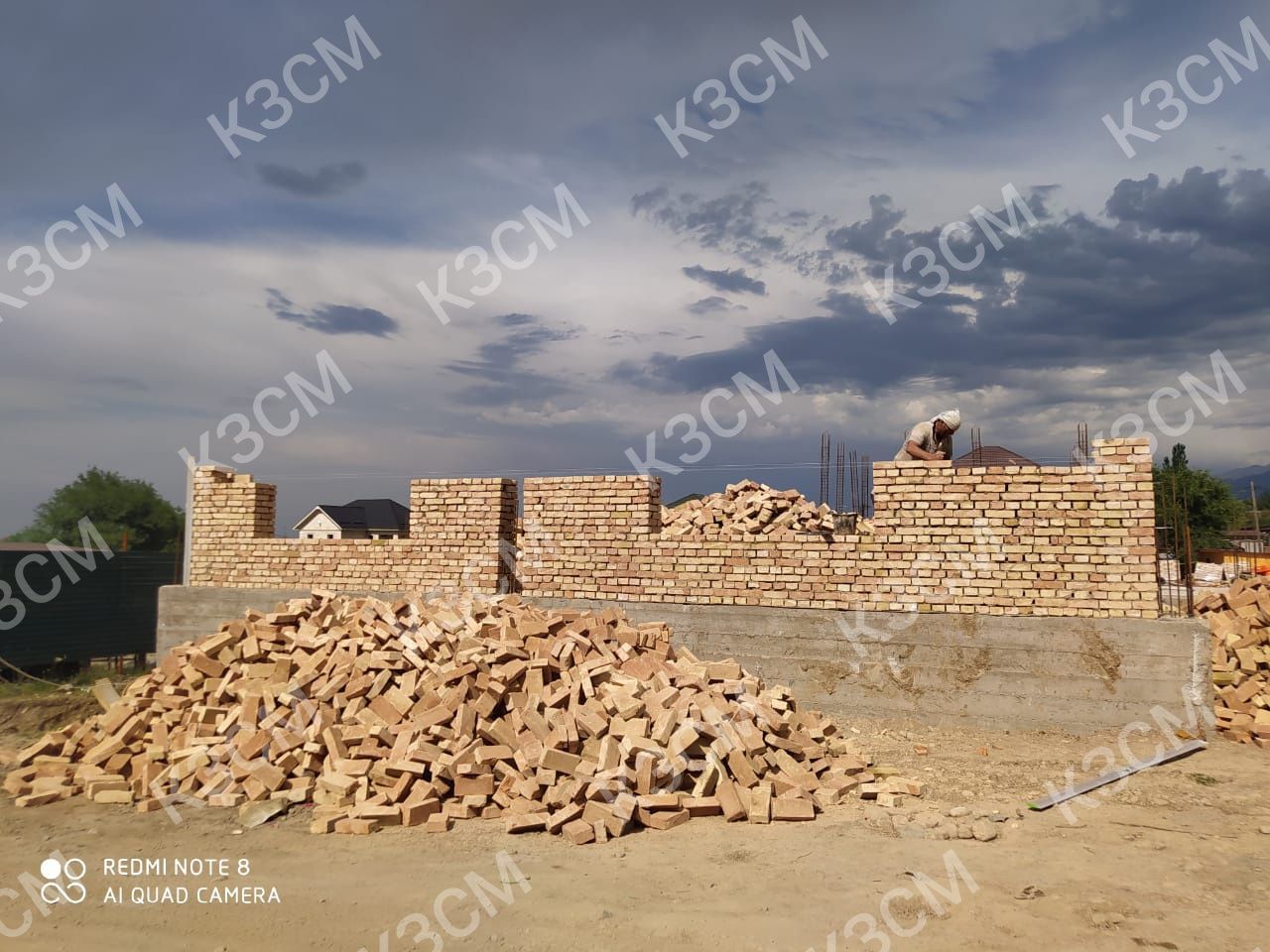 Кирпич с завода Алматы Красный жжёный М100 без соли