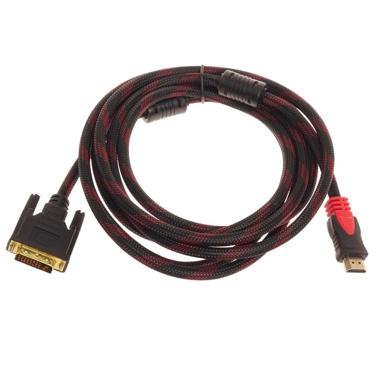 Кабель DVI D на HDMI (1.5м). Качественный! Алматы.