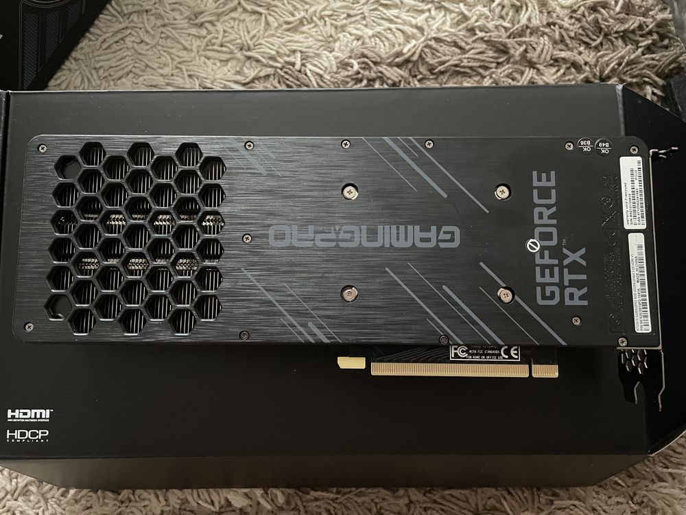 Игровая видеокарта Rtx 3070 palit gaming pro