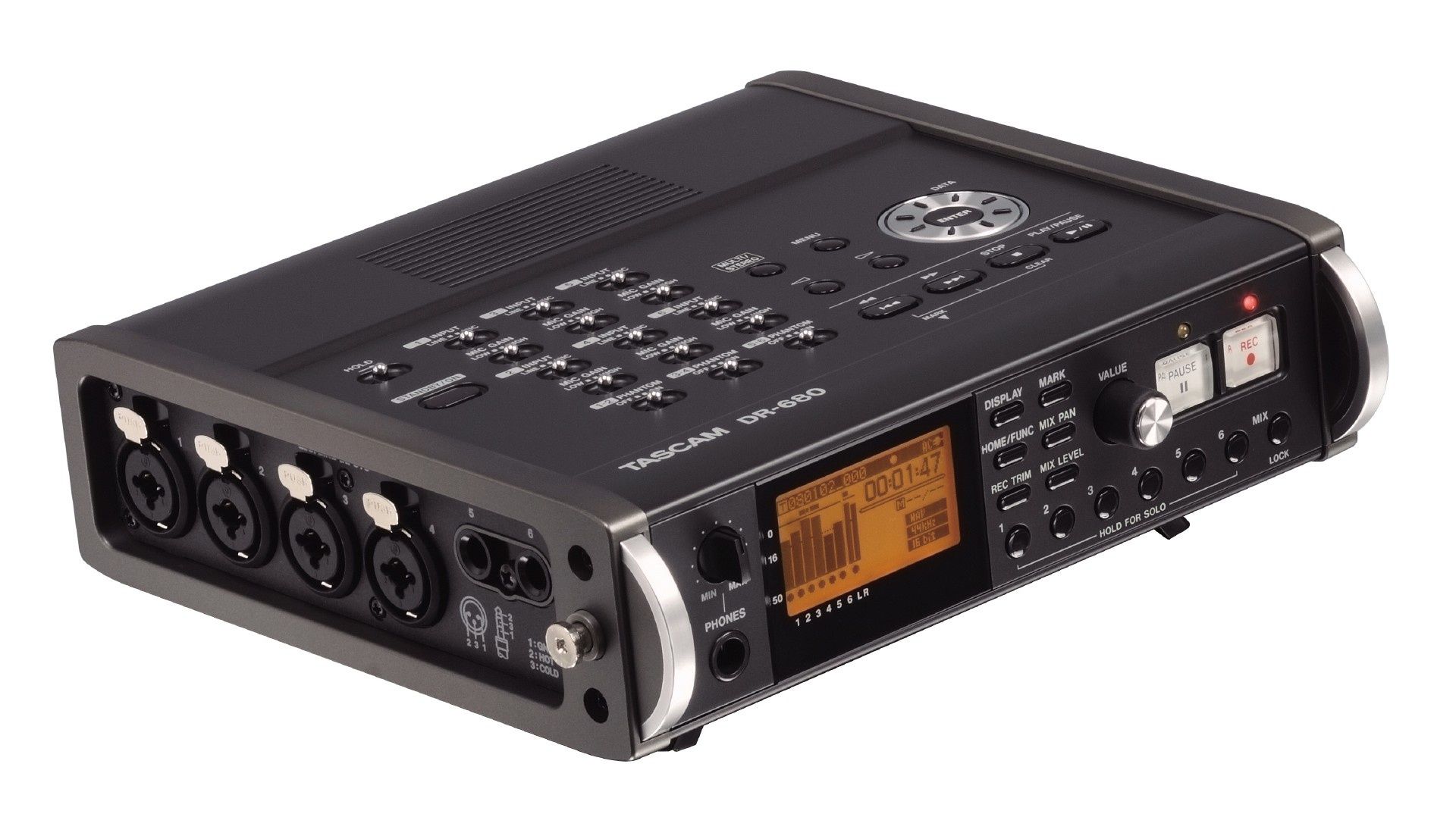 Рекордер Tascam DR - 680 многоканальный портативный аудиорекордер
