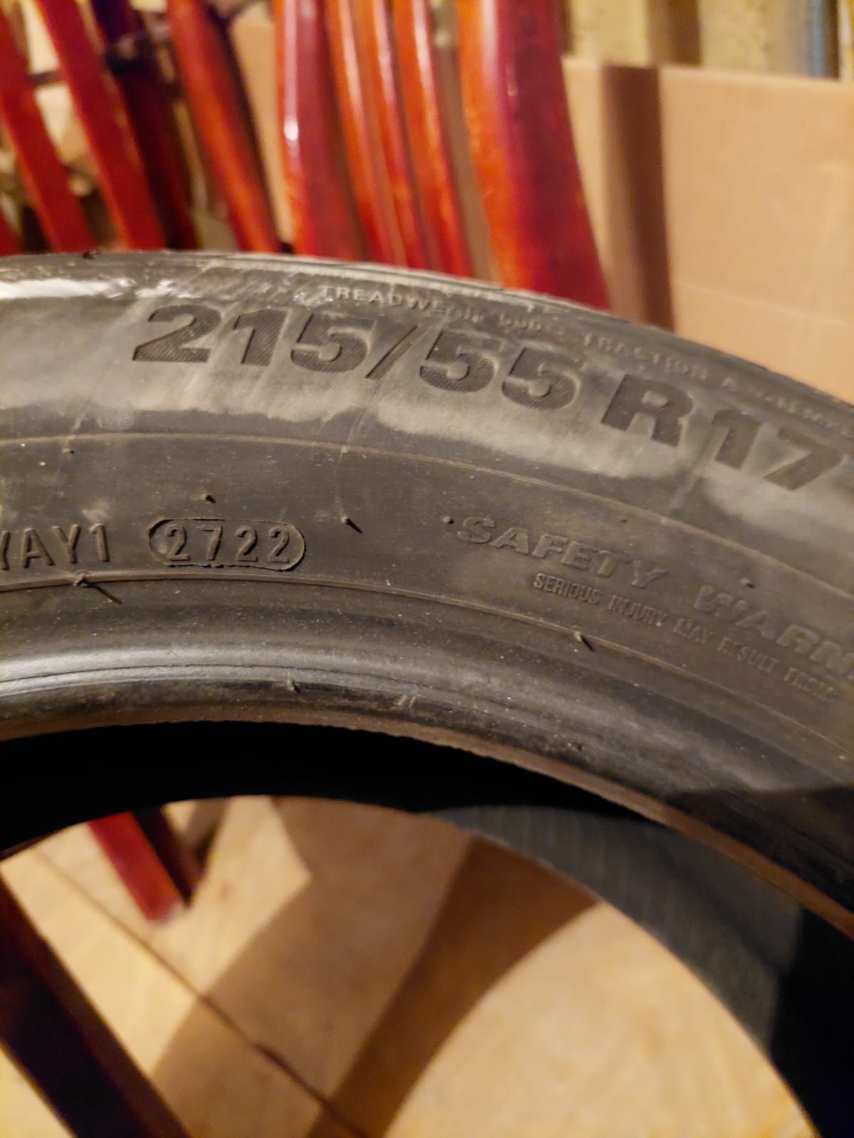 Kumho 215/55/17 лето