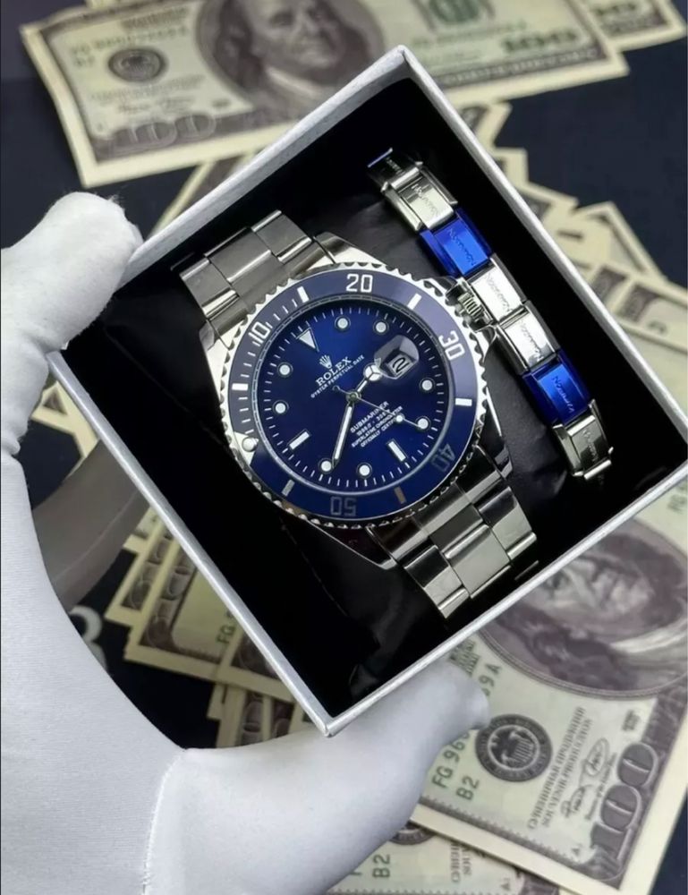 часы rolex с браслетом