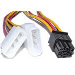 Переходник для видеокарты 2 Molex to 6 Pin