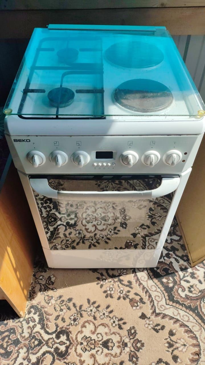 Продам электро-газовую плиту