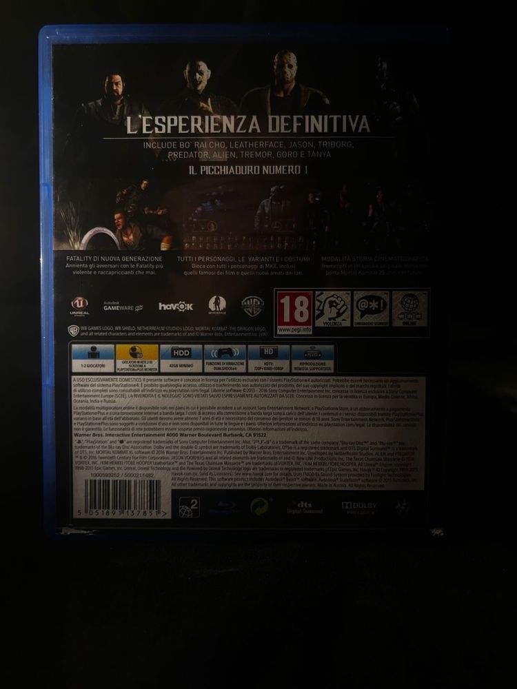 Mortal kombat XL NFS heat ps4