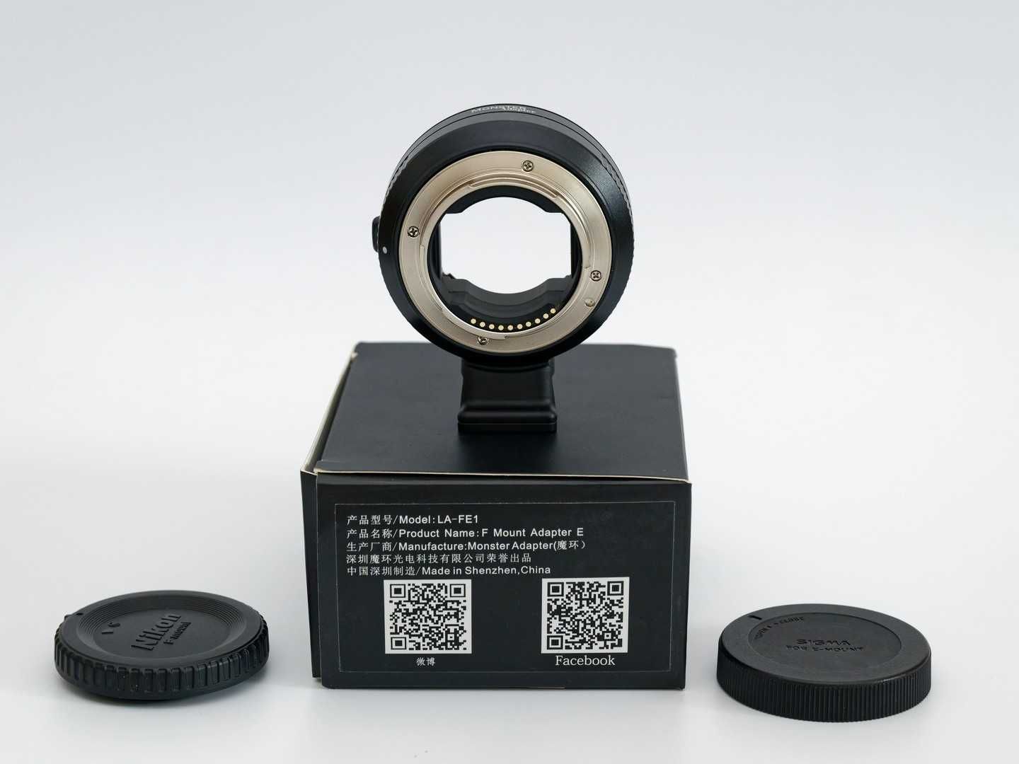 переходник Monster Adapter LA-FE1 для оптики Nikon на камеры Sony Е