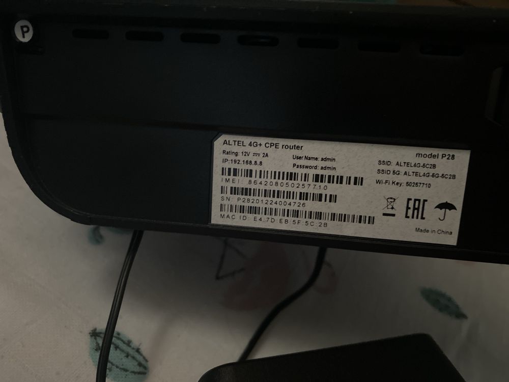 Алтел роутер 4g с симкартой