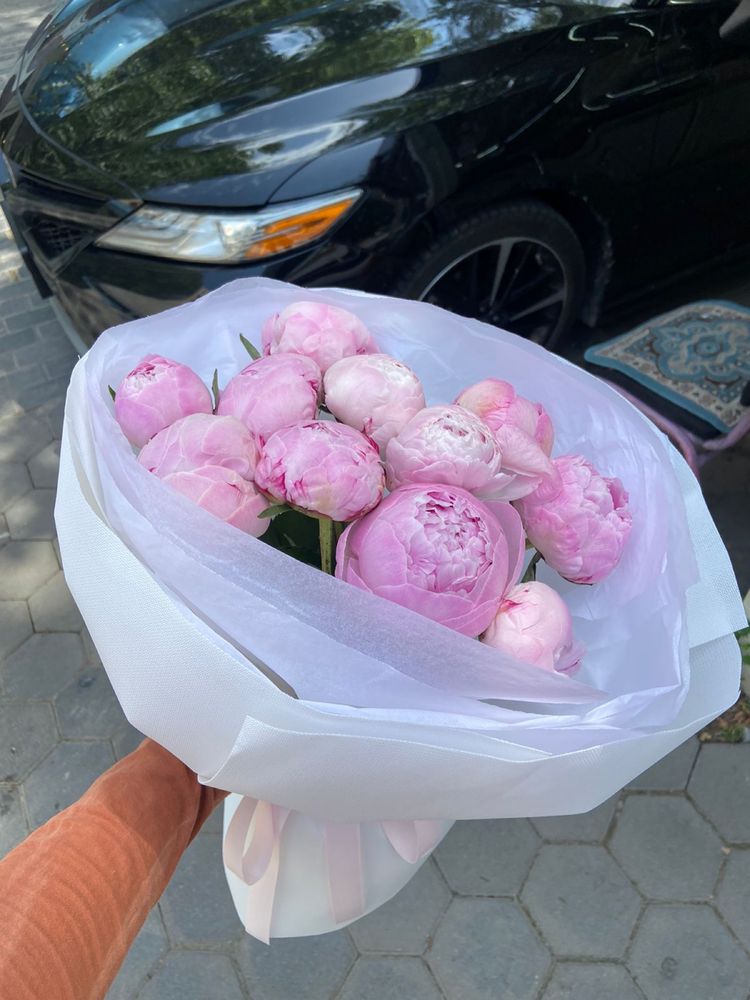 Пионы, Розы Акция, гортензии