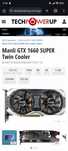 Manli GTX 1660 super игровая видеокарта