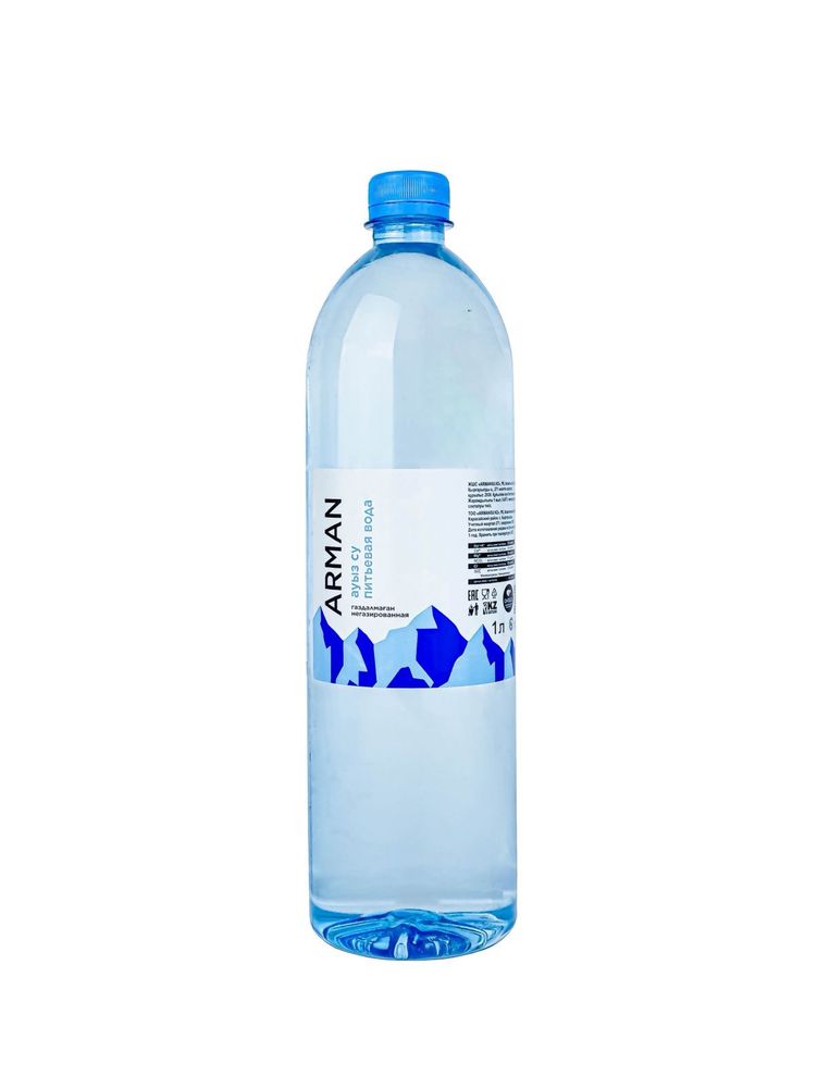 Вода артезианская с завода 0.5, 1.0, 5.0л