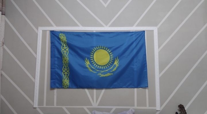 Қазақстанның туы, флаг Казахстана 150х90 см