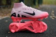 Детские футбольные бутсы Nike Mercurial Air Zoom Elite розовый