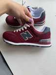 Кроссовки женские 39р. новые, бордовые, замша исск., под New Balance