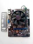 Комплект материнской платы 1150 + процессор i5 4690 + DDR3 8GB + Кулер