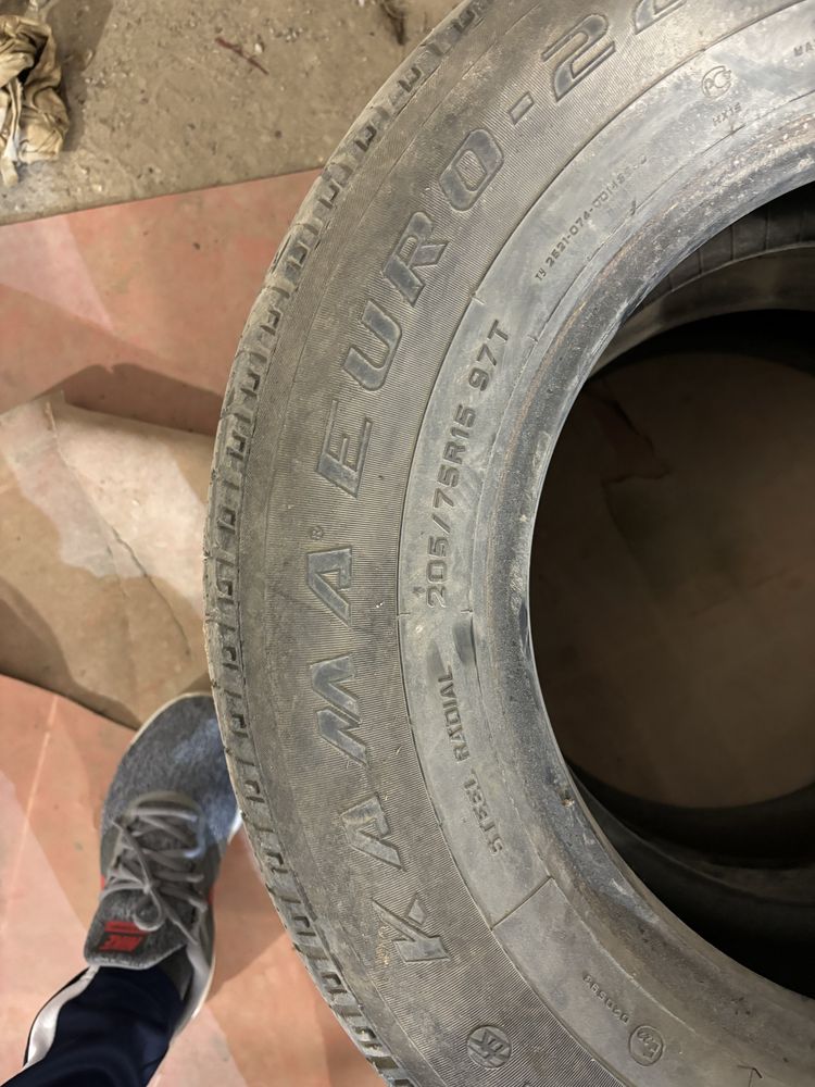 2 шт. 205 75 р15 всесезоная резина